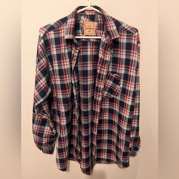 Burberry - Men’s XXL - Casual Button Down Plad Pattern Shirt - - Picture 9 of 12